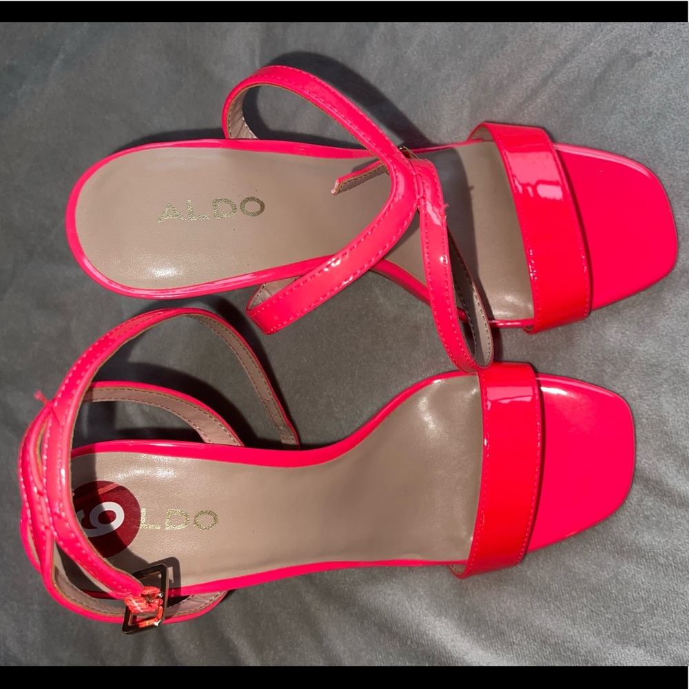 Aldo size 6 hot pink heels